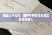 学历光环下的泰勒大学，揭秘真实价值与独特魅力