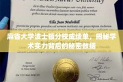 解码麻省大学波士顿分校，探寻学术辉煌的隐藏数据奥秘