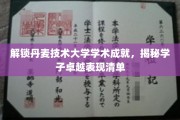 探索丹大智慧结晶，揭秘年轻精英的卓越成就榜
