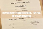 解码加州戴维斯精英学子，揭秘成绩单背后的辉煌数据轨迹